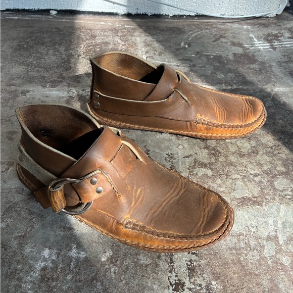 Quoddy Men’s Leather Ring Boots - Picture 2 of 5